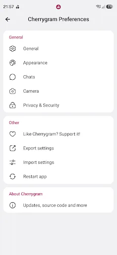 Cherrygram screenshot 2