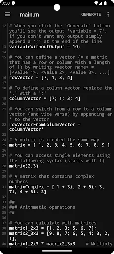 Anoc Octave Editor screenshot 1