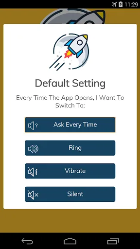 Vibrate Mode / Silent Mode Swi screenshot 1