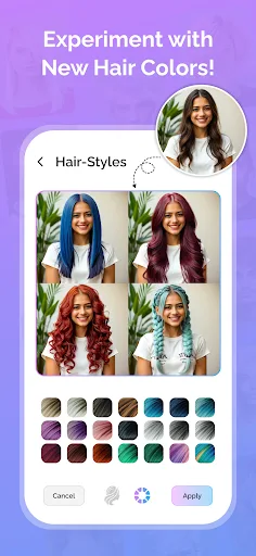 AI Hairstyle : AI Hair Color screenshot 4