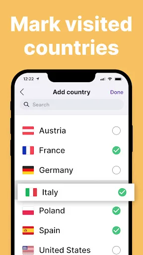 been: track visited countries screenshot 2