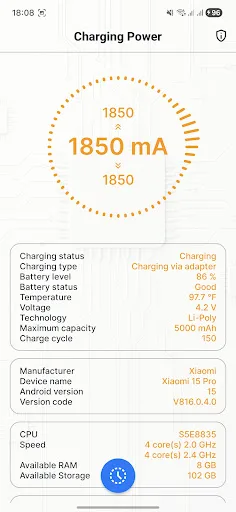 Charging Power - Ampere screenshot 2