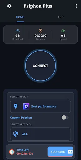 Psiphon Plus screenshot 1