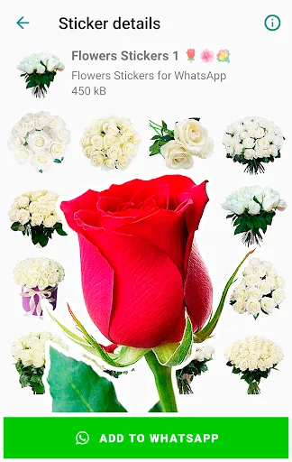 Flowers Stickers for WhatsApp screenshot 1
