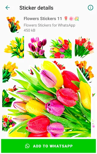 Flowers Stickers for WhatsApp screenshot 2