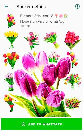 Flowers Stickers for WhatsApp screenshot 5