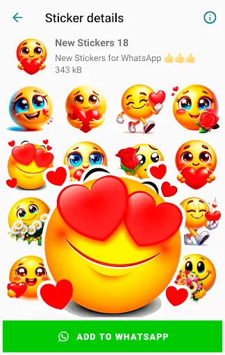 Emoji Stickers for WhatsApp screenshot 1