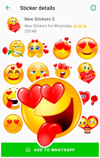 Emoji Stickers for WhatsApp screenshot 3