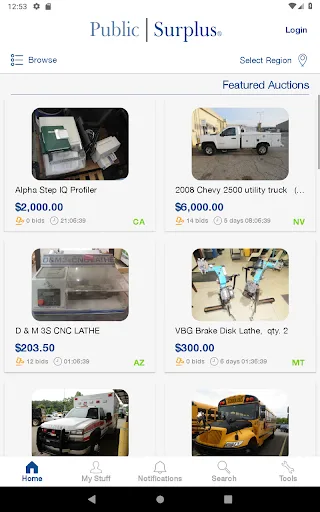 Public Surplus Buyers App screenshot 5