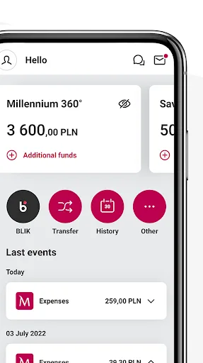 Bank Millennium screenshot 1