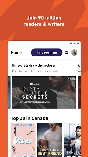 Wattpad Beta screenshot 2