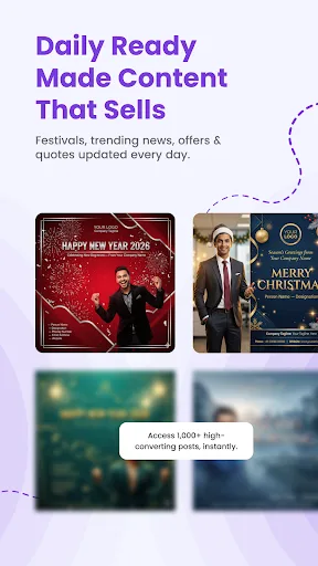 DesignEasy Posters & WA Status screenshot 3
