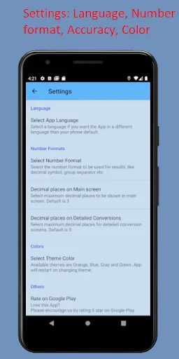 US-Metric/Imperial Converter screenshot 3