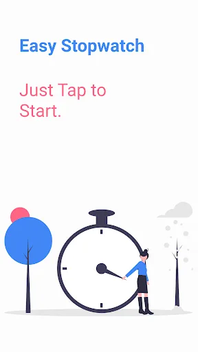 Easy Stopwatch screenshot 1