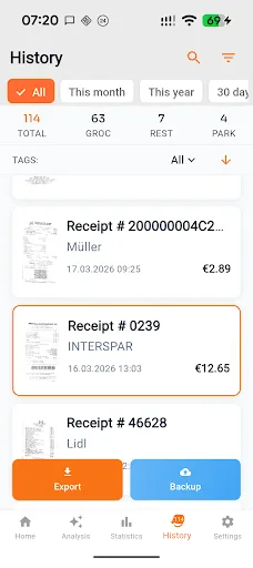 Receipt Scanner screenshot 2