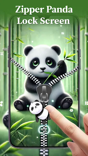 Zipper lock screen & wallpaper screenshot 2