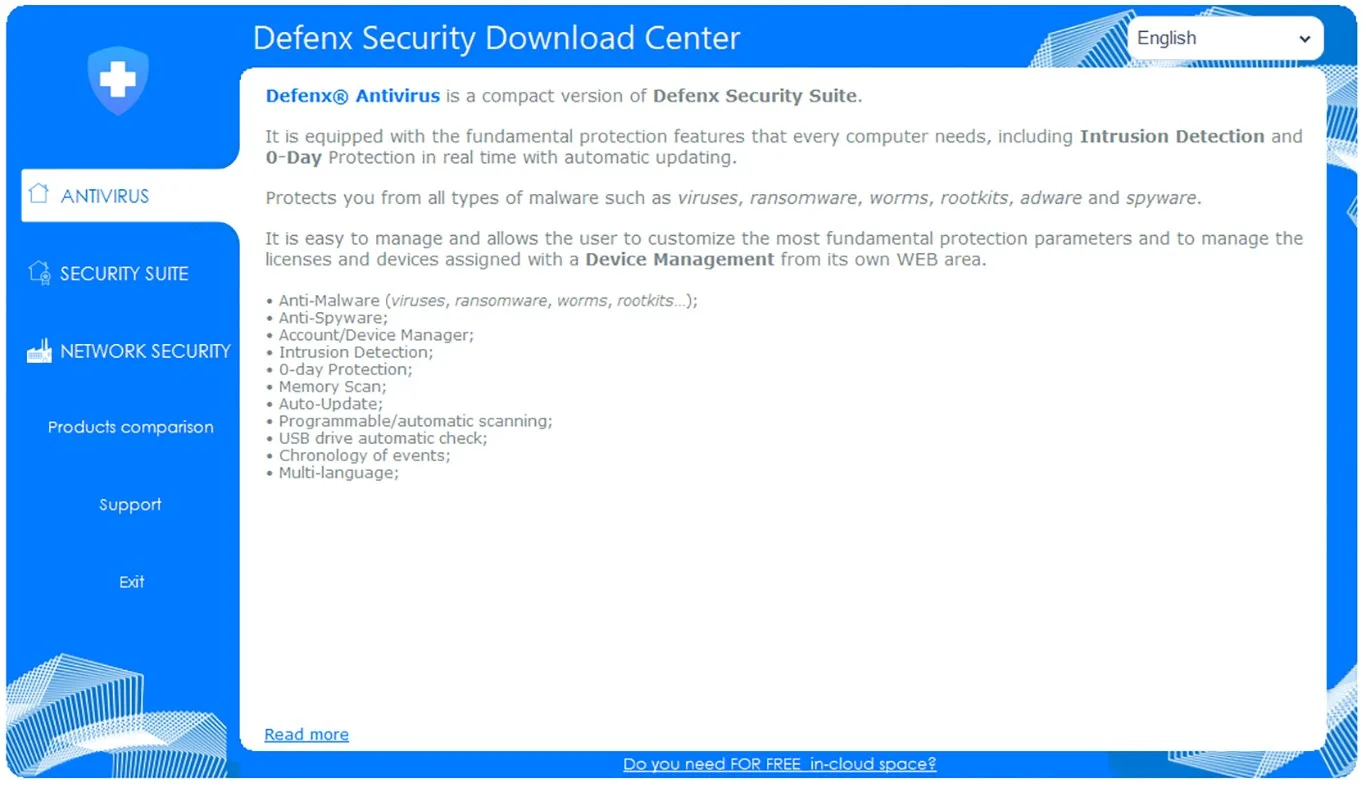 Defenx Security Download Center screenshot 3