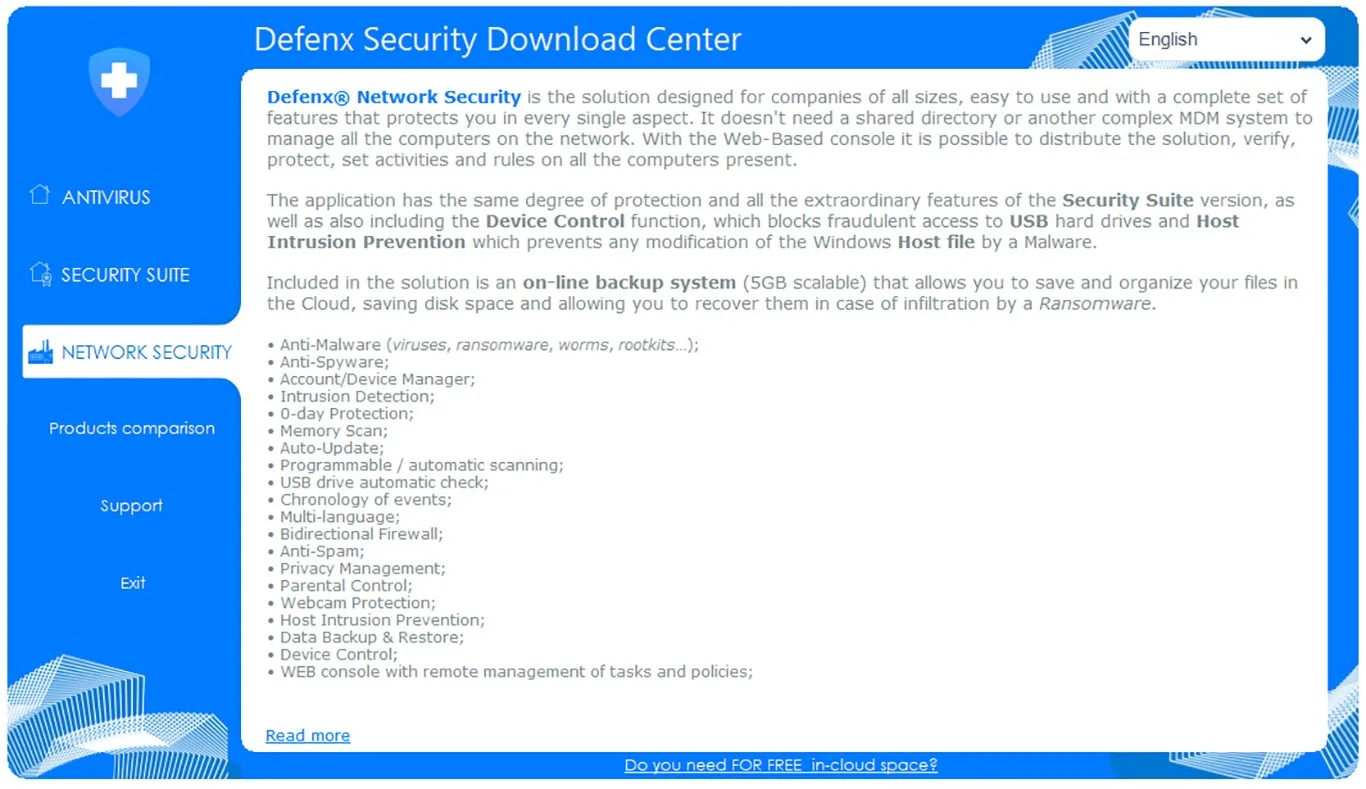 Defenx Security Download Center screenshot 5