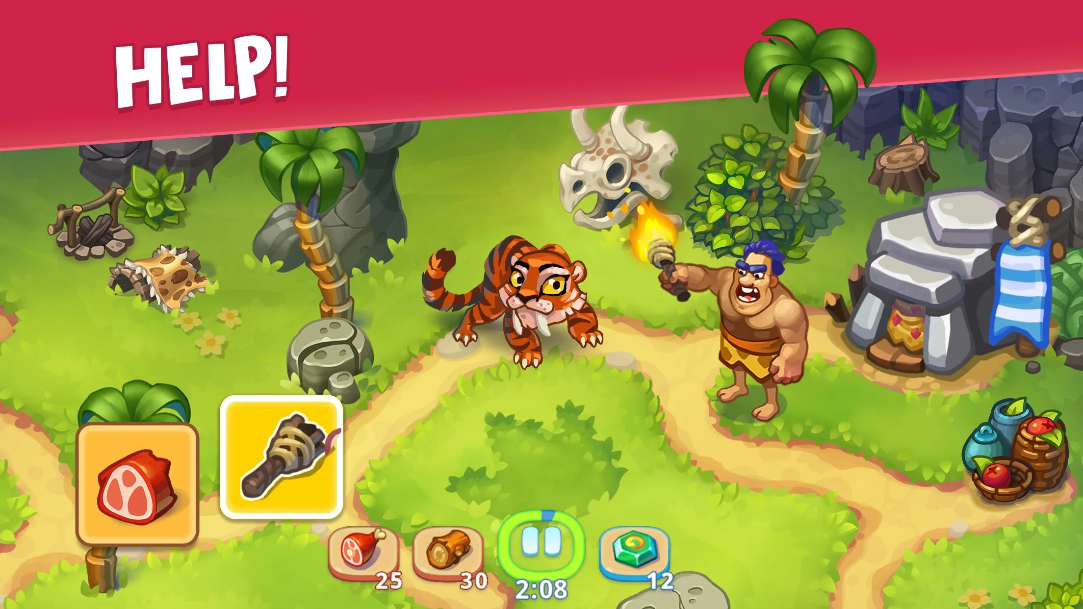 Tribe Dash - Time management screenshot 4