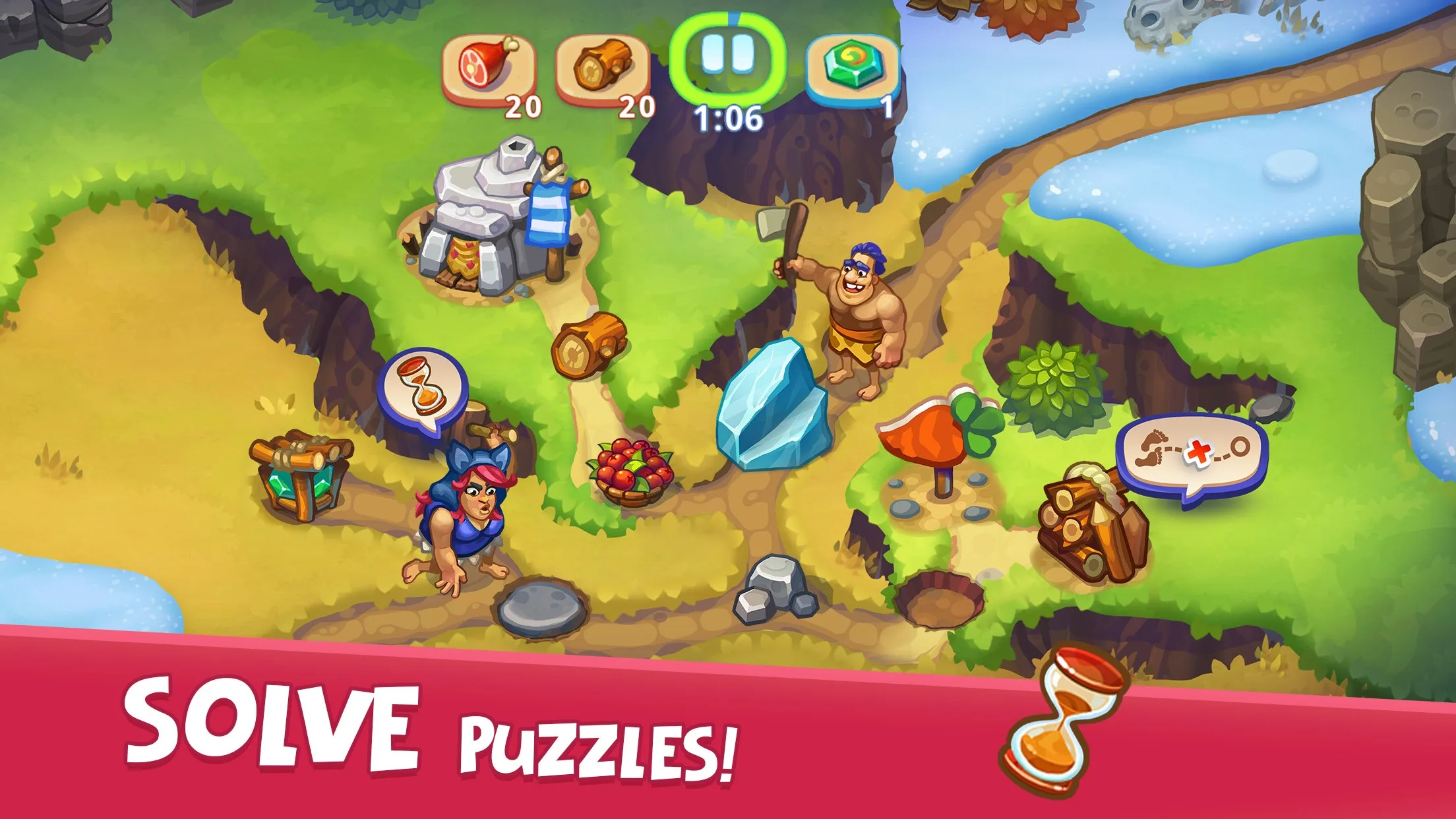 Tribe Dash - Time management screenshot 5
