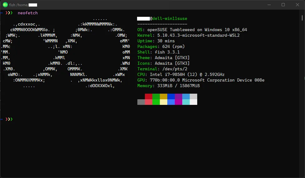 openSUSE Tumbleweed screenshot 4