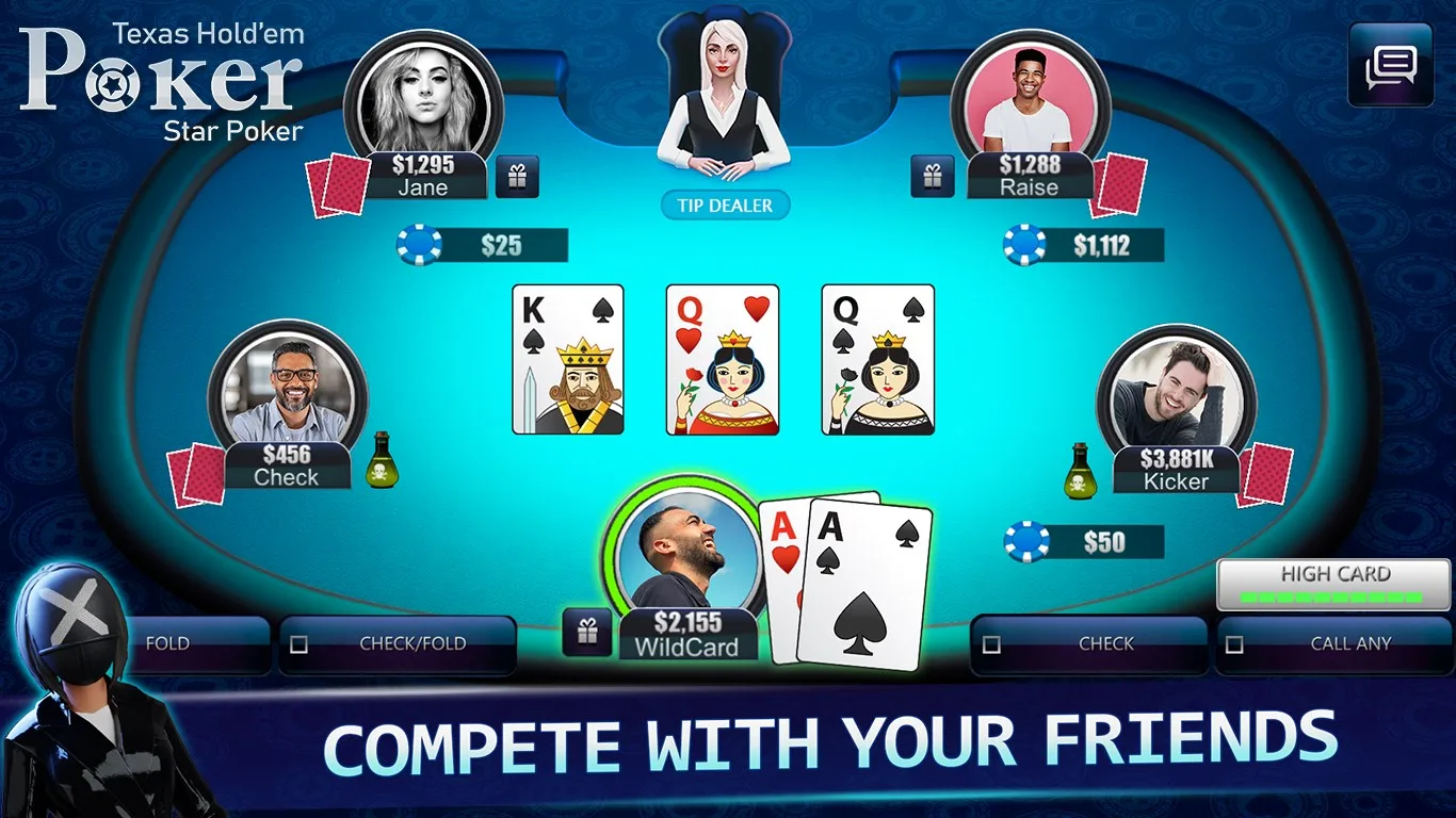 Texas Holdem Poker Face Online screenshot 5