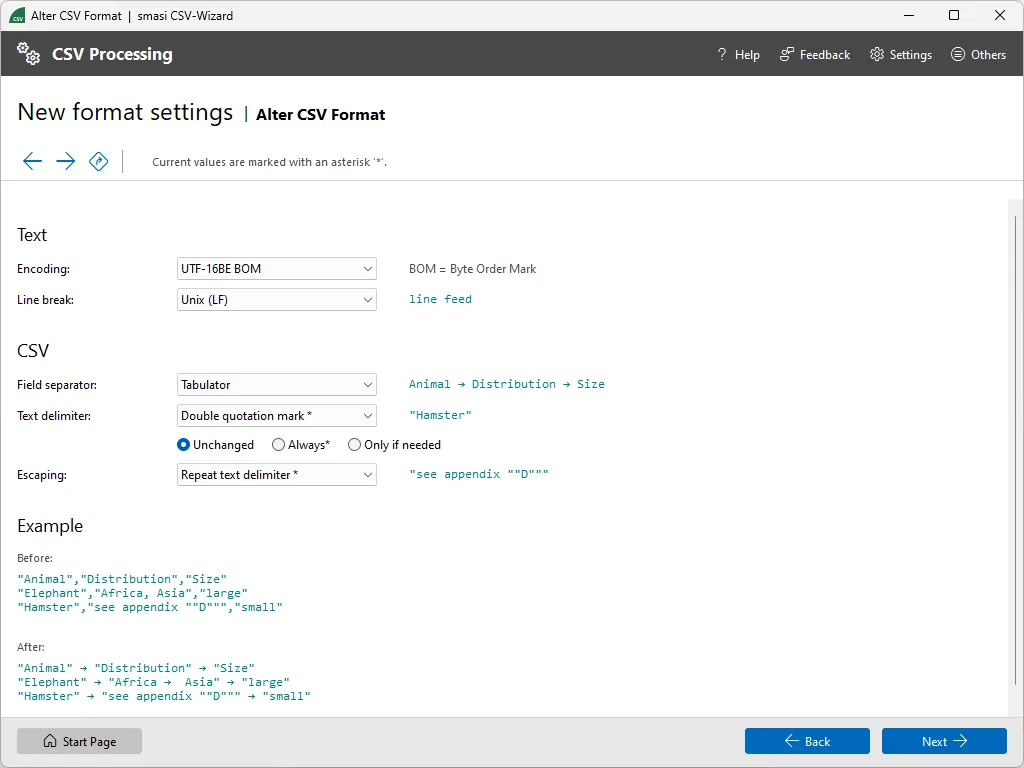 CSV-Wizard screenshot 4