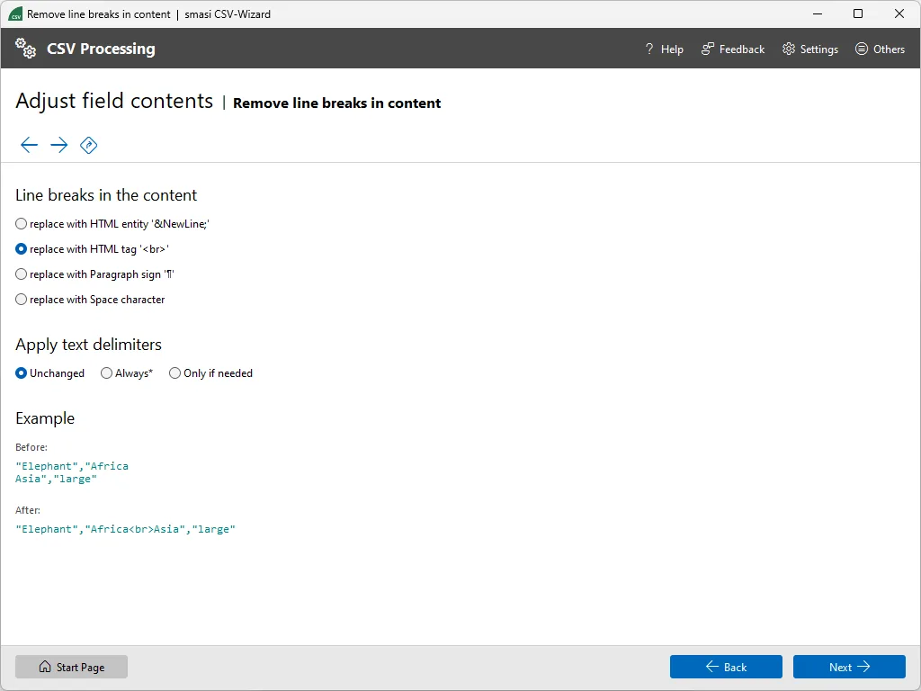 CSV-Wizard screenshot 5