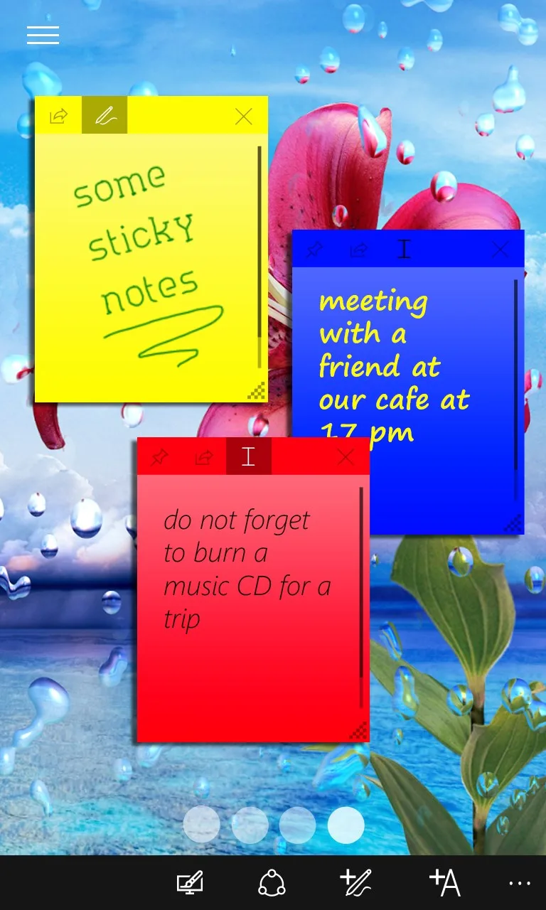 Sticker Notes Gold screenshot 1