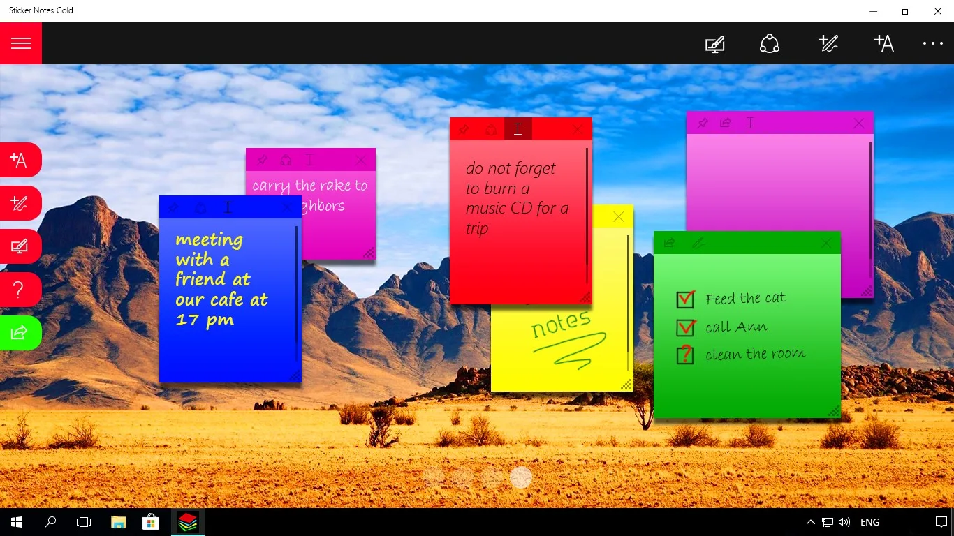 Sticker Notes Gold screenshot 3