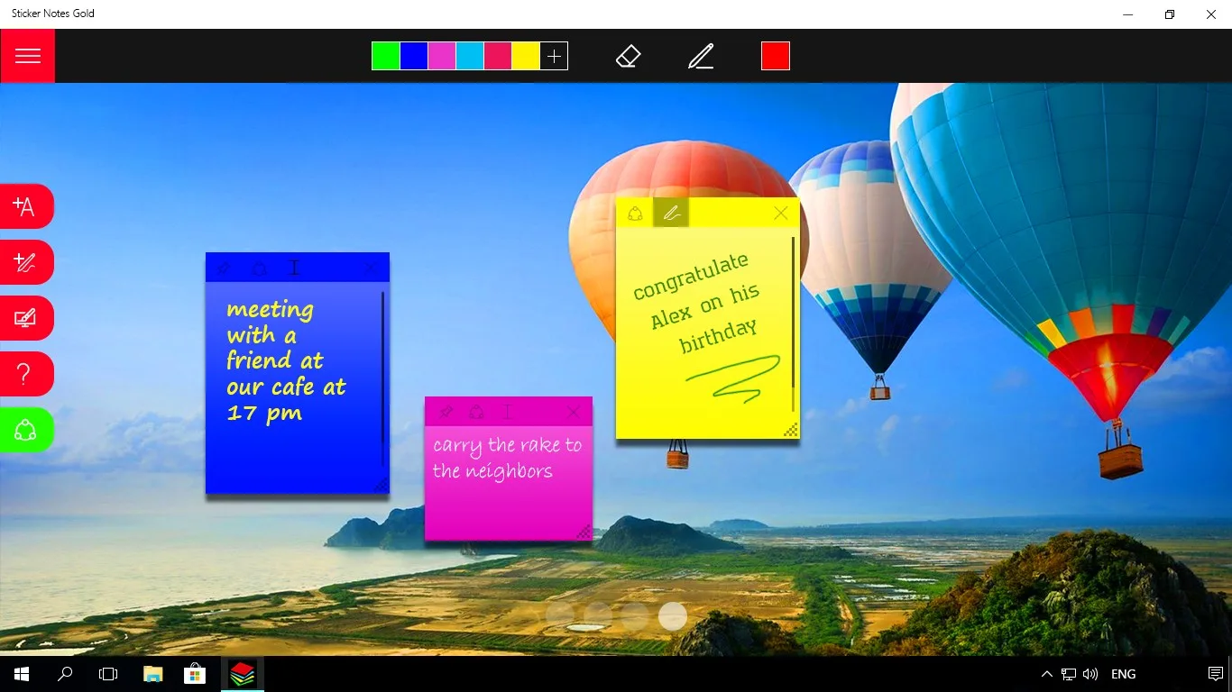 Sticker Notes Gold screenshot 5