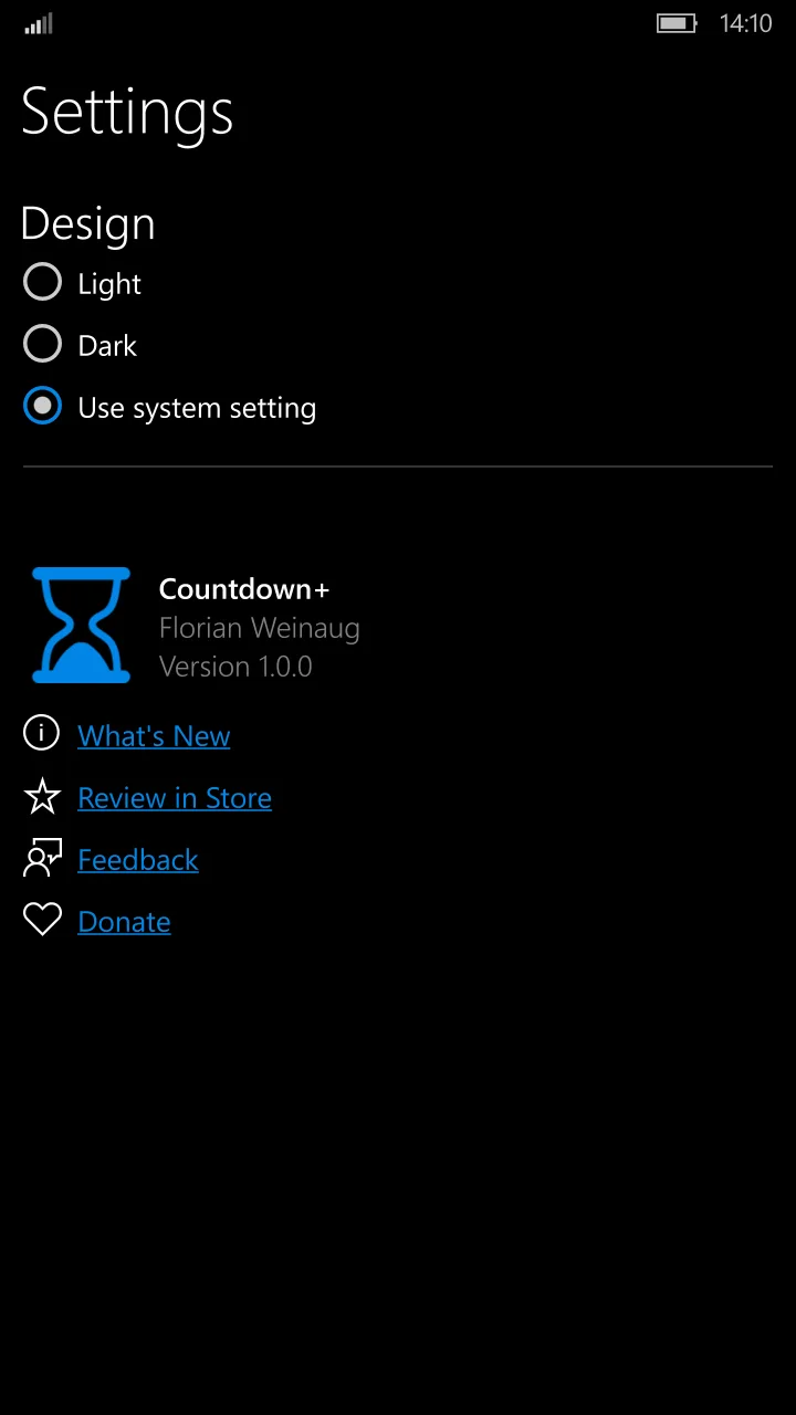 Countdown+ screenshot 1