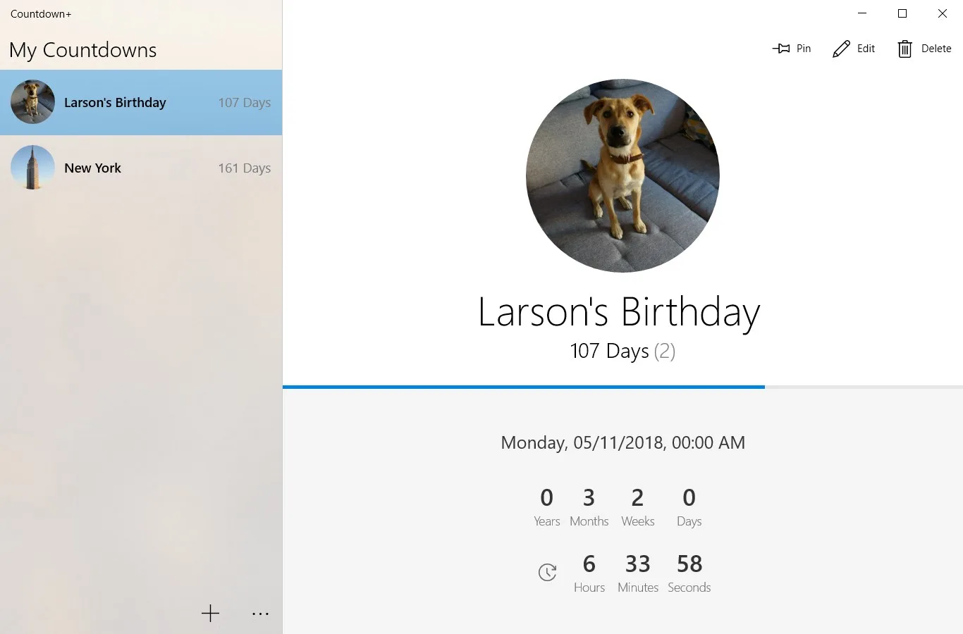Countdown+ screenshot 5