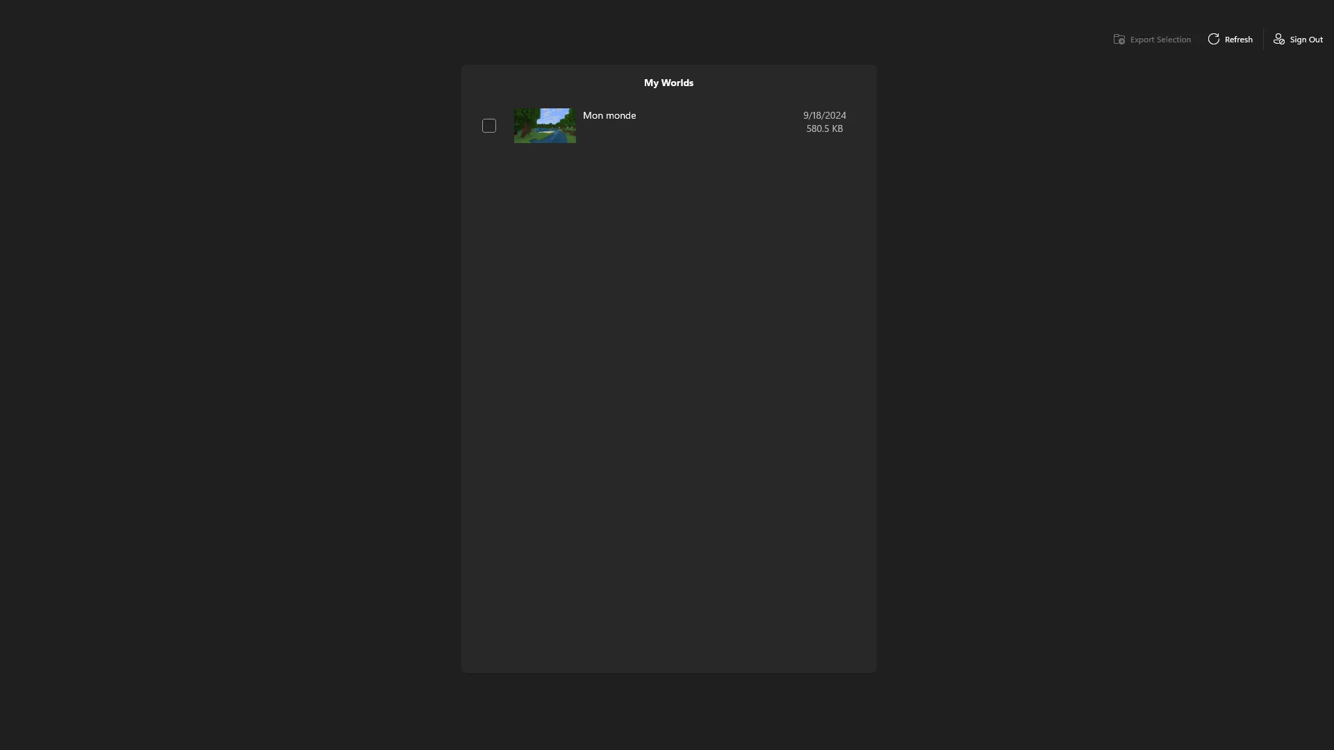 MC Worlds Downloader screenshot 1
