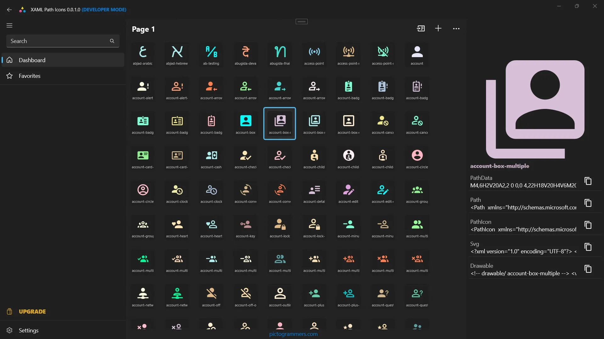 XAML Path Icons screenshot 2