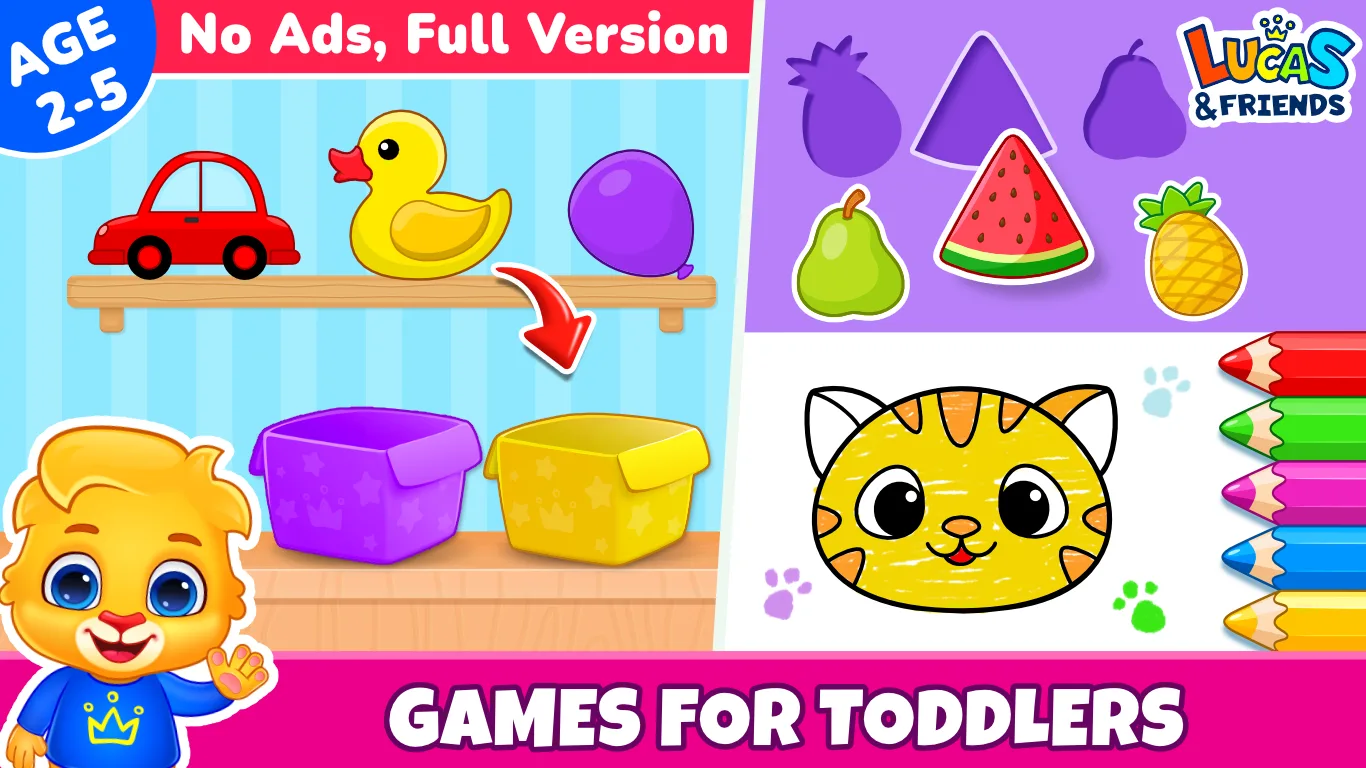 Kids Toddler & Preschool Games screenshot 1