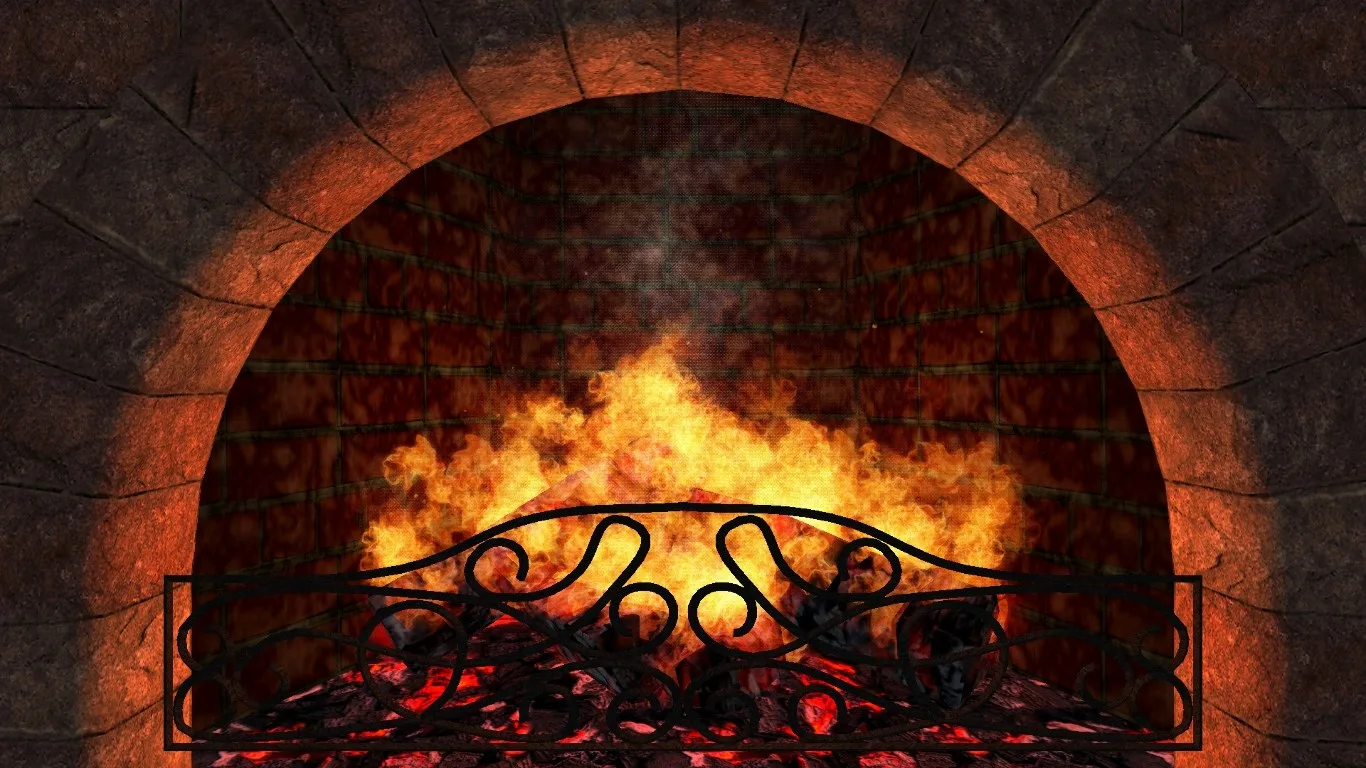 Realistic Fireplace TV - 3D Virtual Fireplace screenshot 3