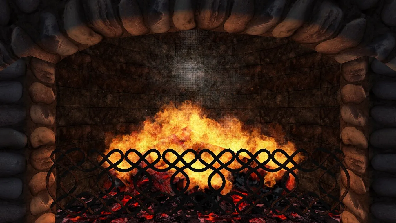 Realistic Fireplace TV - 3D Virtual Fireplace screenshot 4