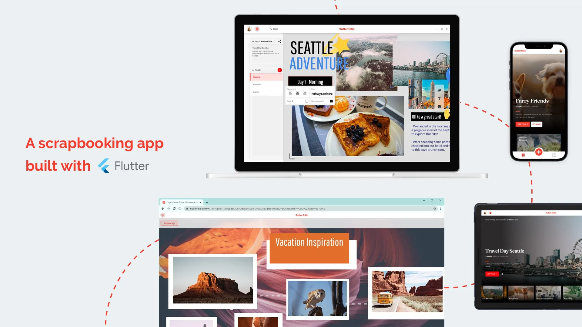 Flutter Folio screenshot 1
