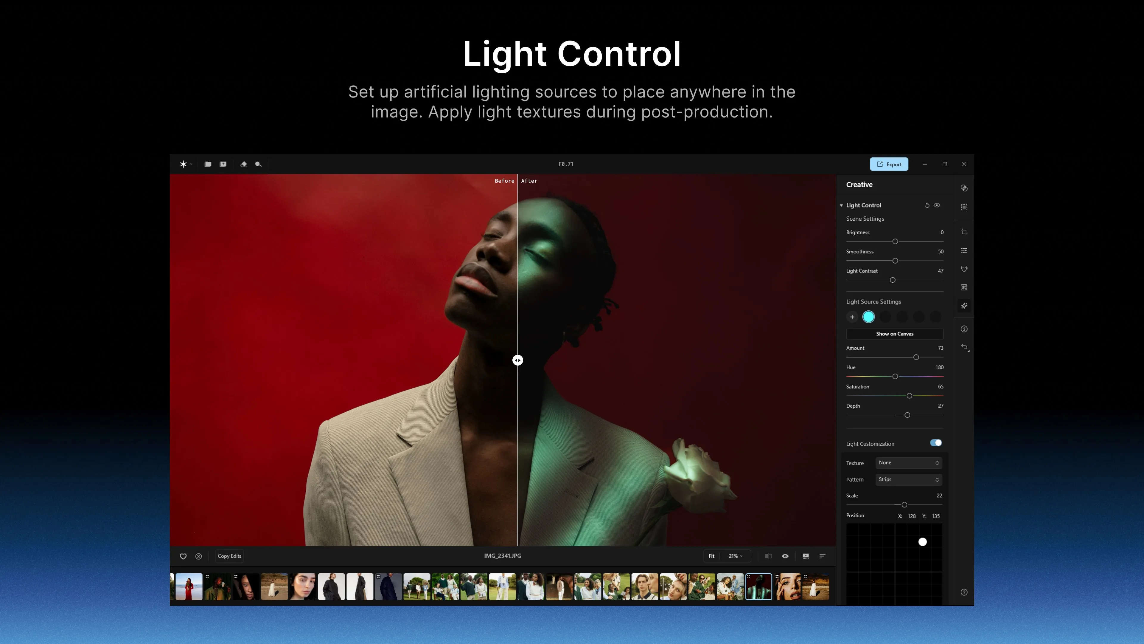 Aperty - Pro Portrait Editor screenshot 4