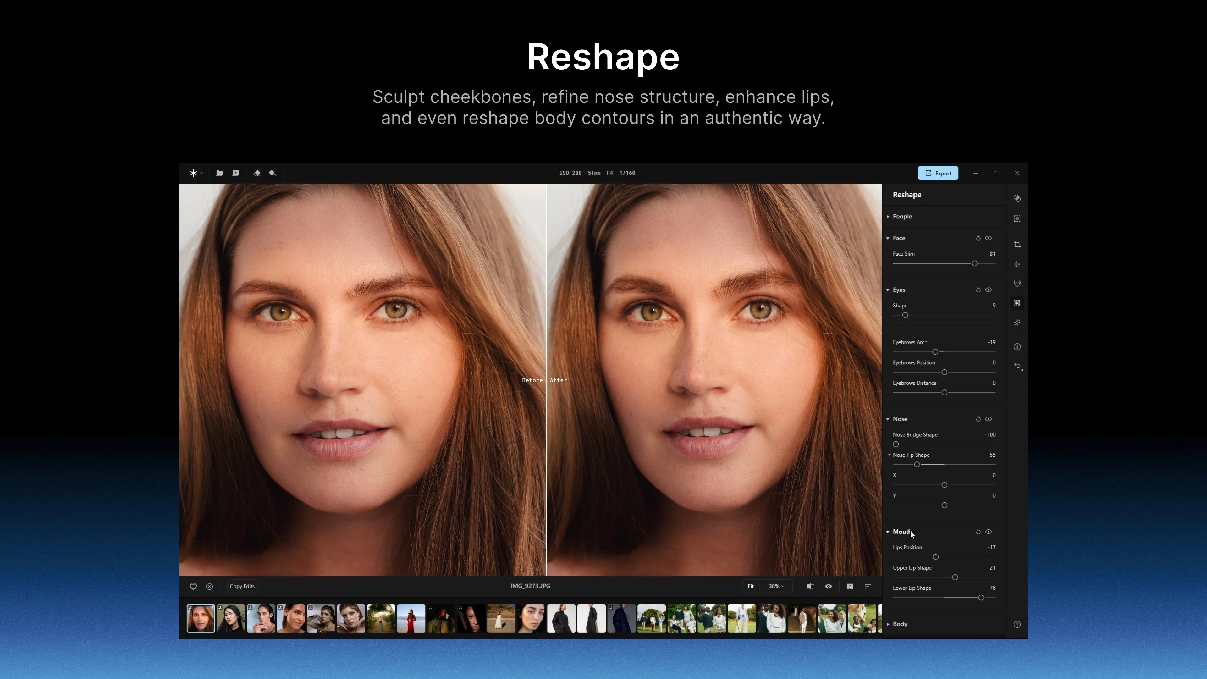 Aperty - Pro Portrait Editor screenshot 5