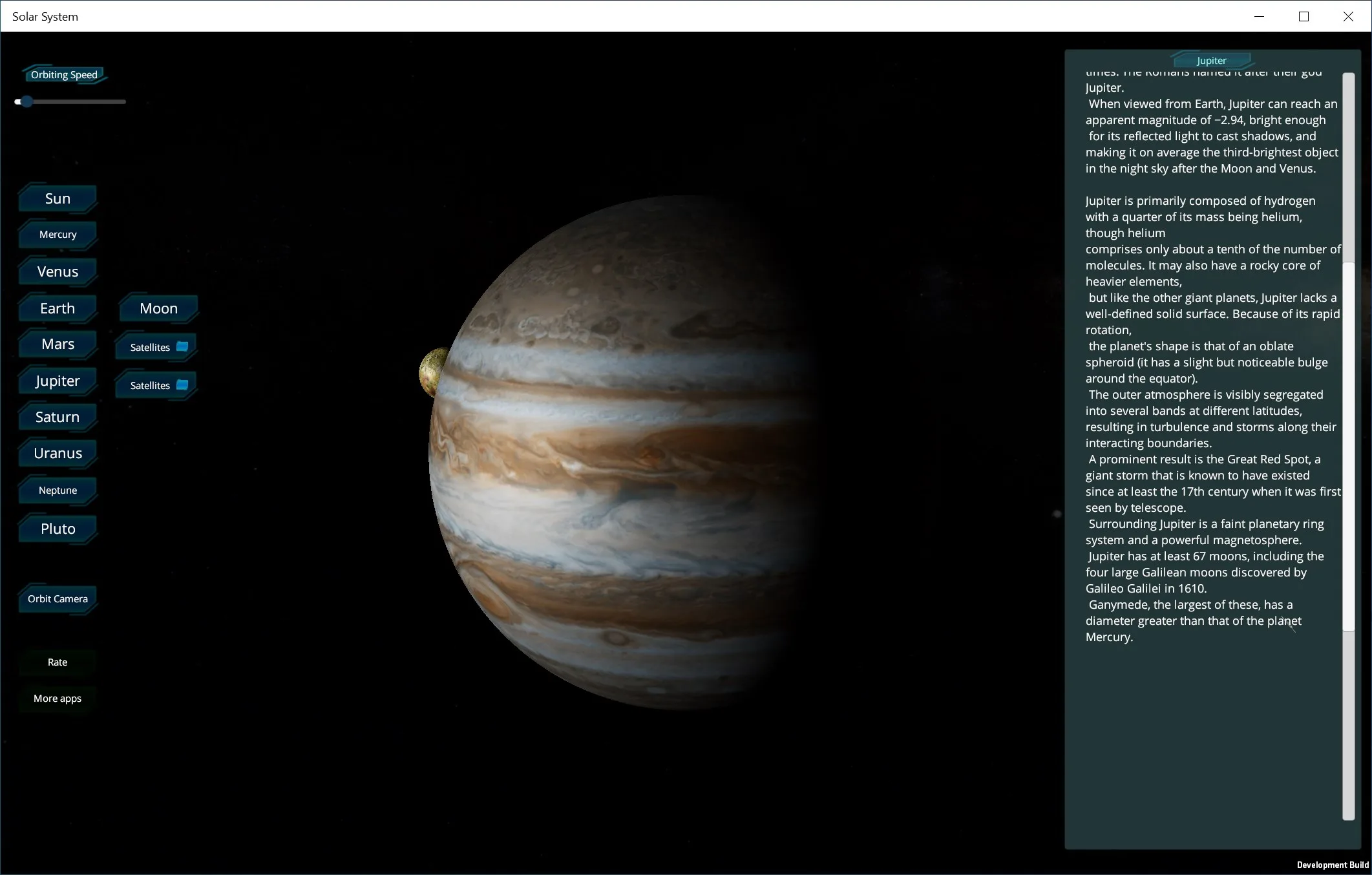 Solar System - 3D overview screenshot 4