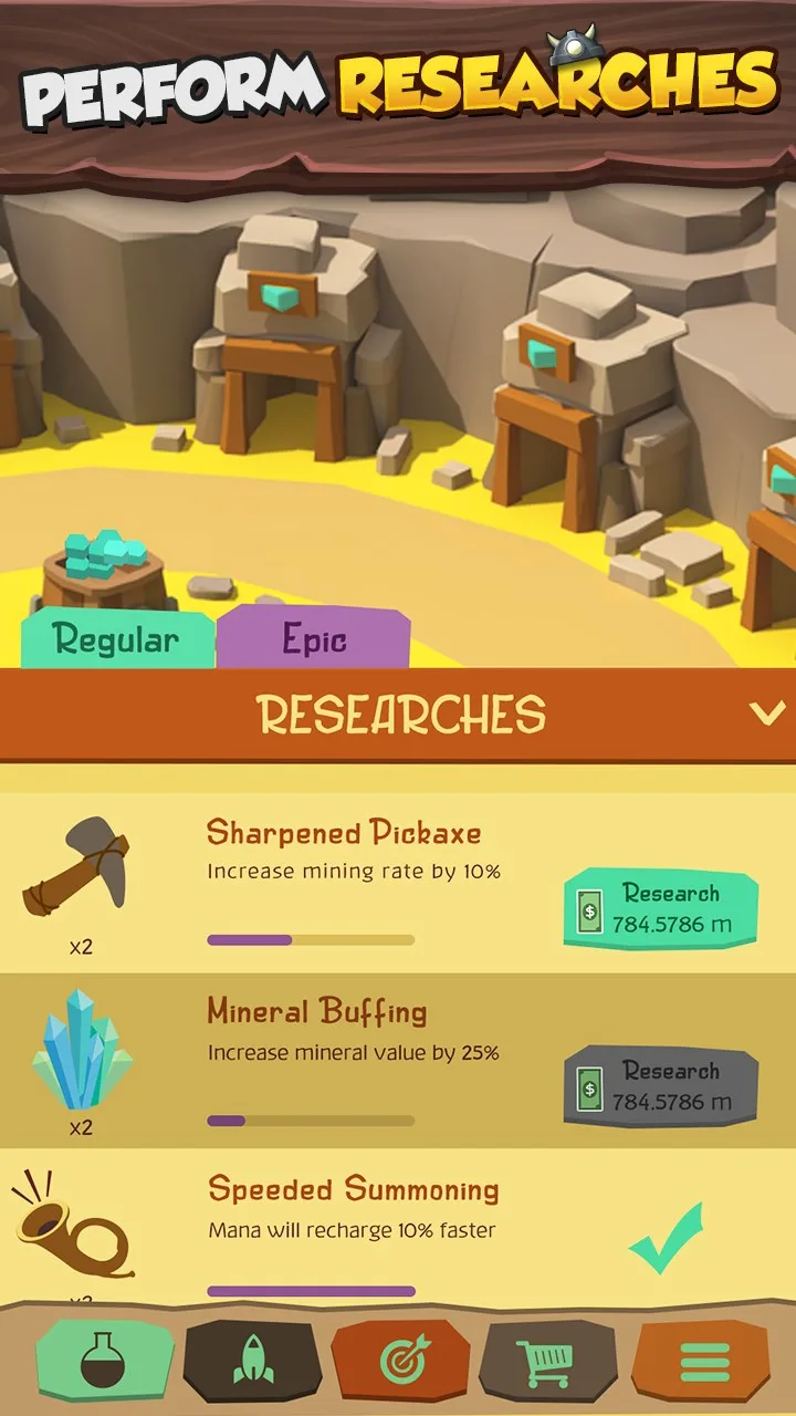 Tiny Miners: Emerald seeker screenshot 2