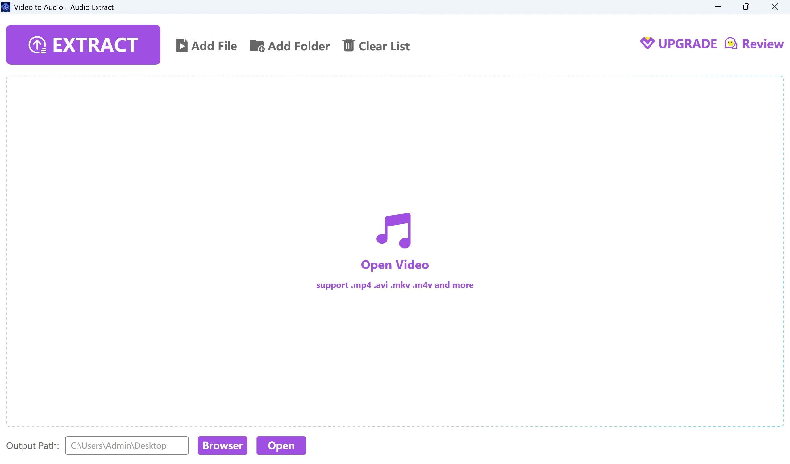 Video to Audio - Audio Extract screenshot 1