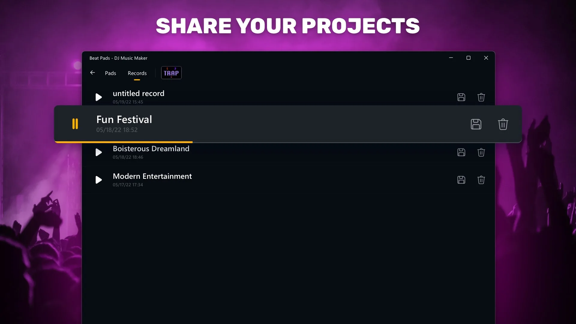 Beat Pads - DJ Music Maker screenshot 1