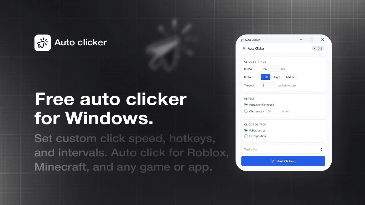 Auto Clicker` screenshot 1
