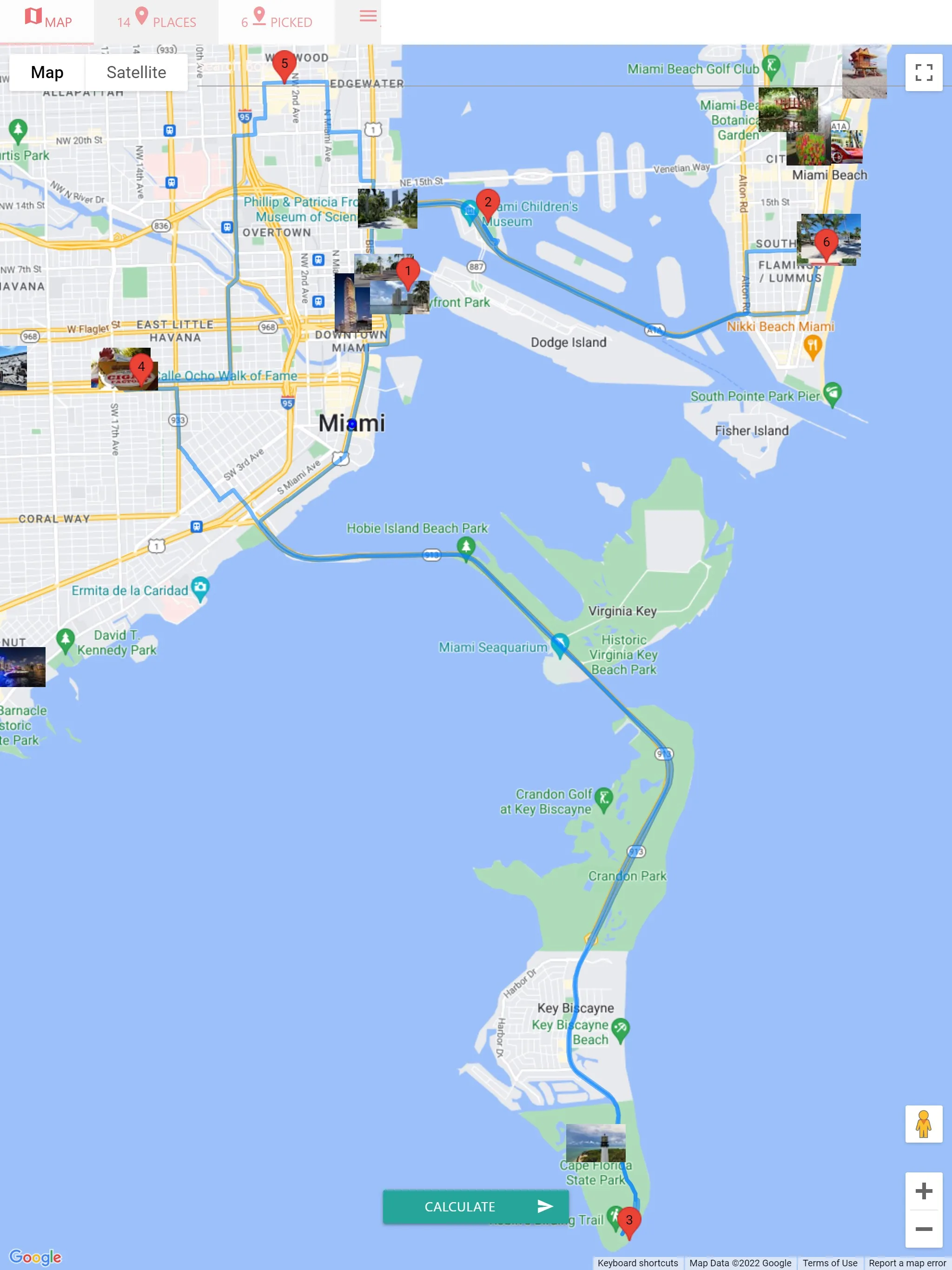 Maps Trip Planner screenshot 2