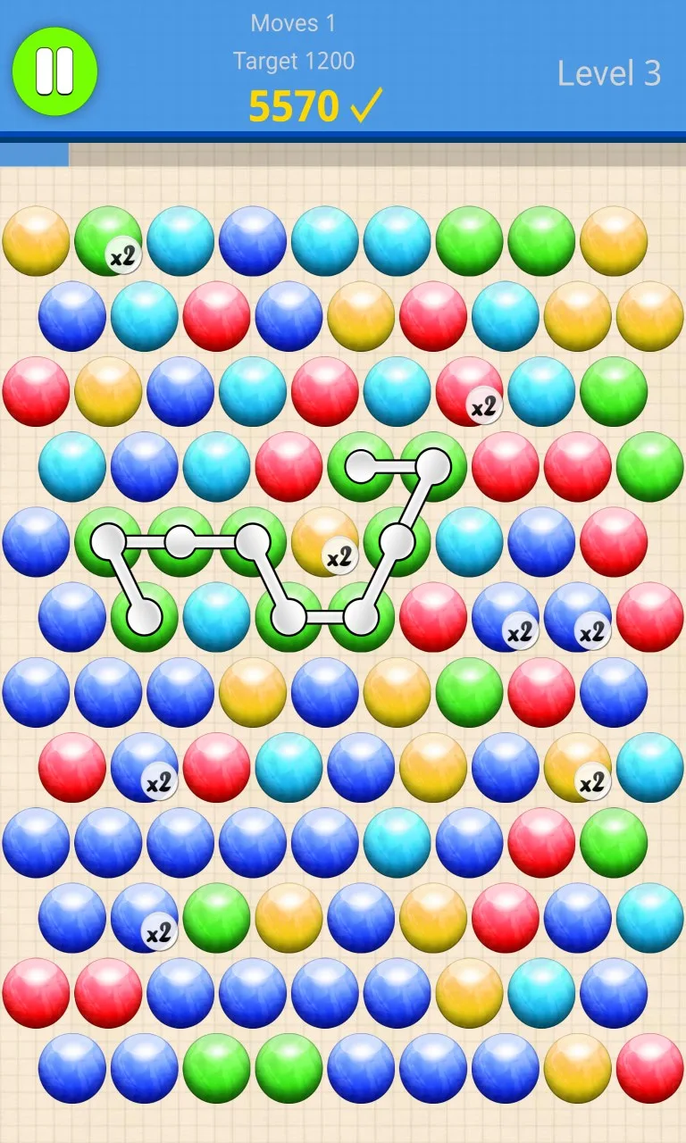Connect Bubbles Classic screenshot 2