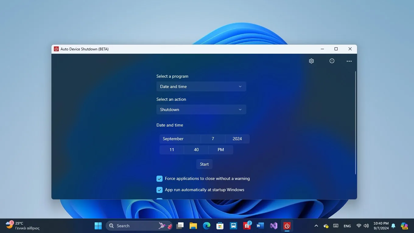 Auto Device Shutdown screenshot 5