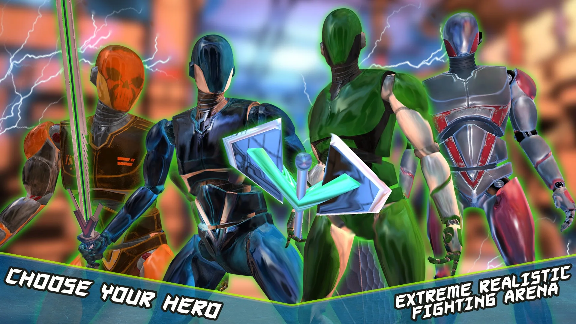 Futuristic Sci-Fi Robot Sword Battle screenshot 3
